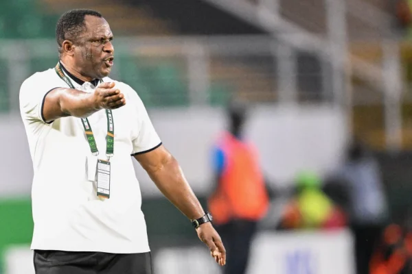Tanzania's national team coach Hemed Suleiman gestures in a match. Photo Courtesy