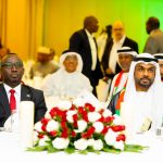 DG for Asia, Pacific and Middle East, Virgile Rwanyagatare, in the celebration of the UAE 54th Union Day in kigali. Courtesy
