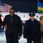 President Paul Kagame in Washington D.C, USA, for the Washington Accord with DR Congo. Courtesy