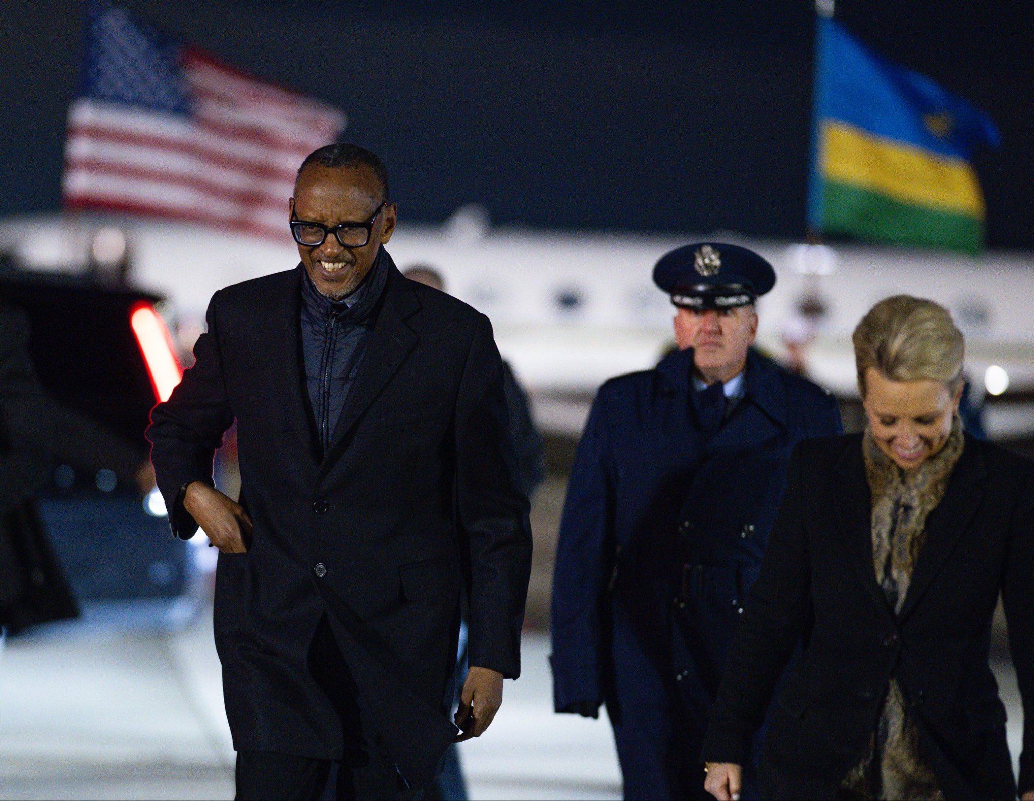 President Paul Kagame in Washington D.C, USA, for the Washington Accord with DR Congo. Courtesy